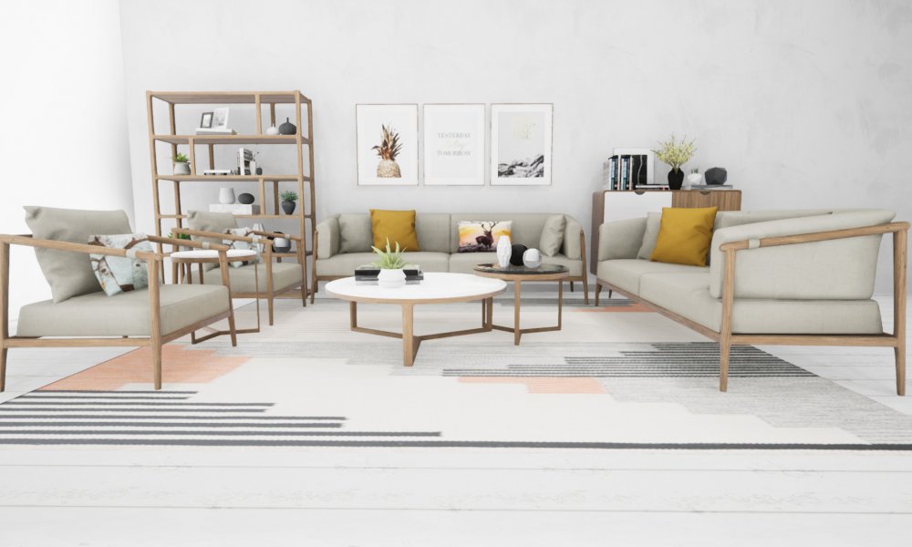 Combination Sofa Scene